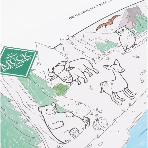 Muck Boots FORAGER KIDS Rubber Wellington Boots Black/Blue