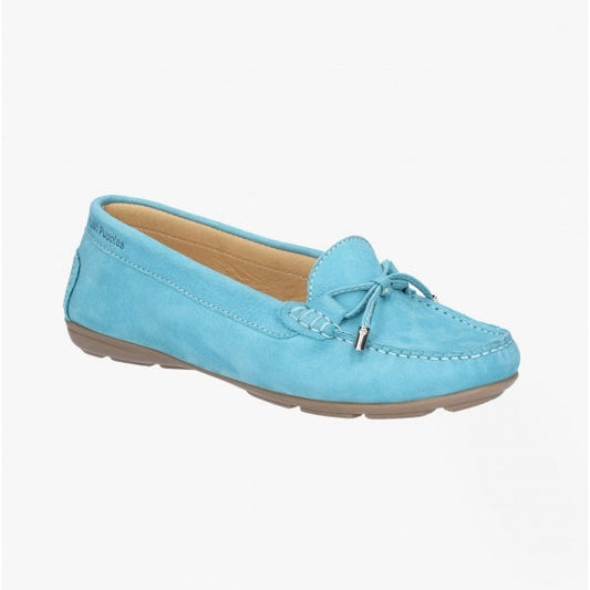 Hush Puppies MAGGIE Womens Leather Driving Shoes Teal