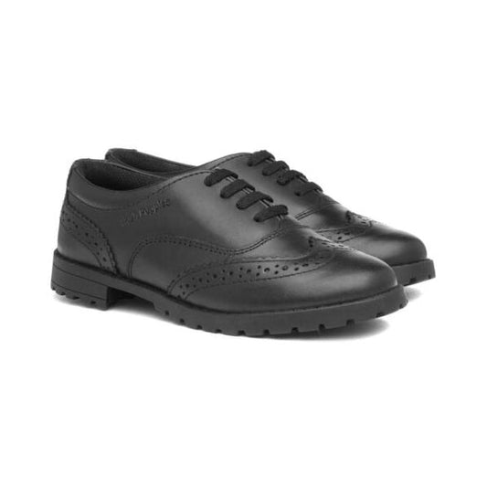 Hush Puppies EADIE JUNIOR Girls Leather Oxford School Shoes