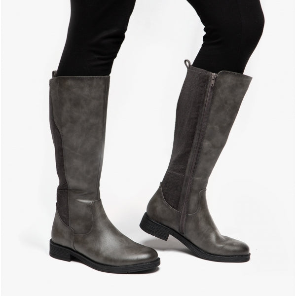 Jana 25560-29-206 Womens Tall Boots Graphite