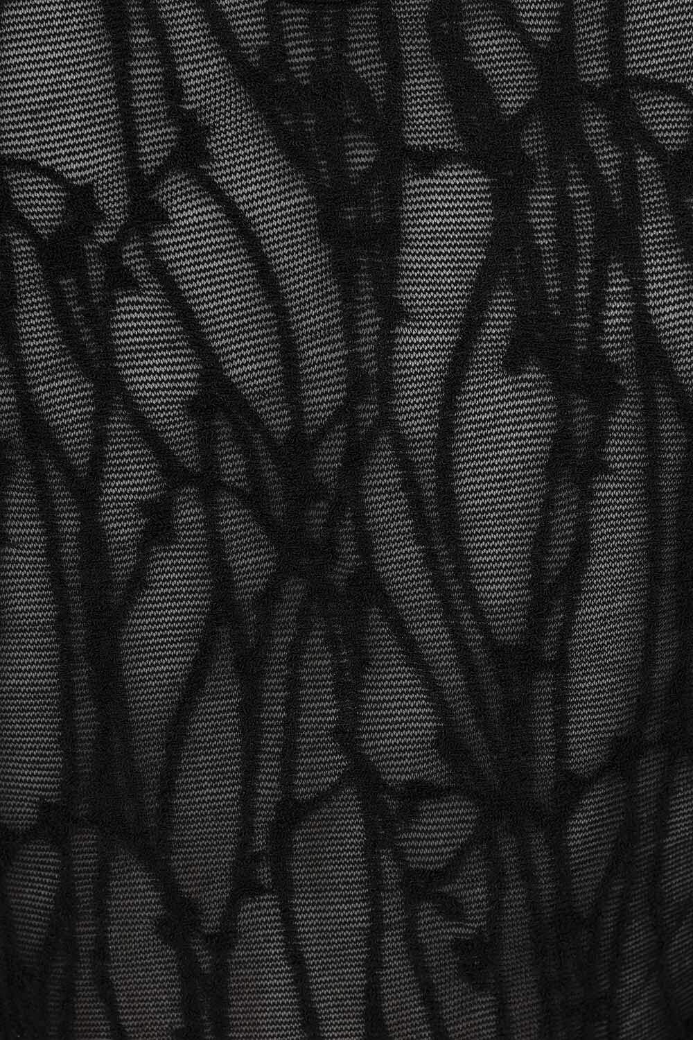 Banned Apparel Seraphina Mesh Top Black