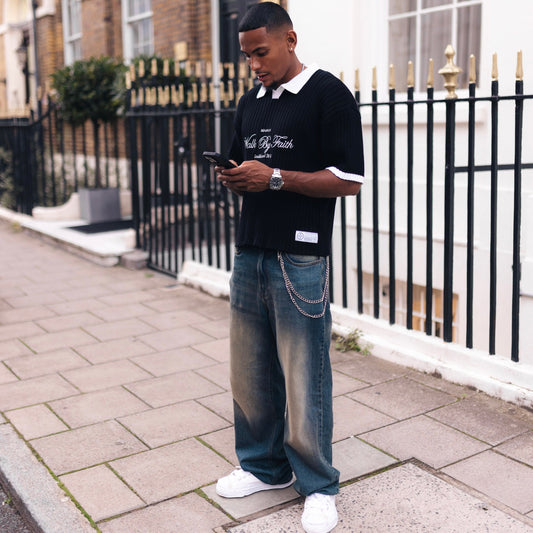 Relaxed Denim - Rust Blue