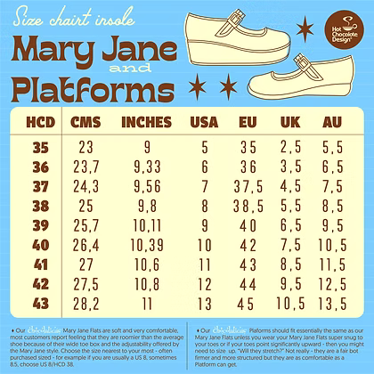 Chocolaticas® Abyss - Hypnotic Eye Mary Jane Flats - Size UK 9.5 Left Only!