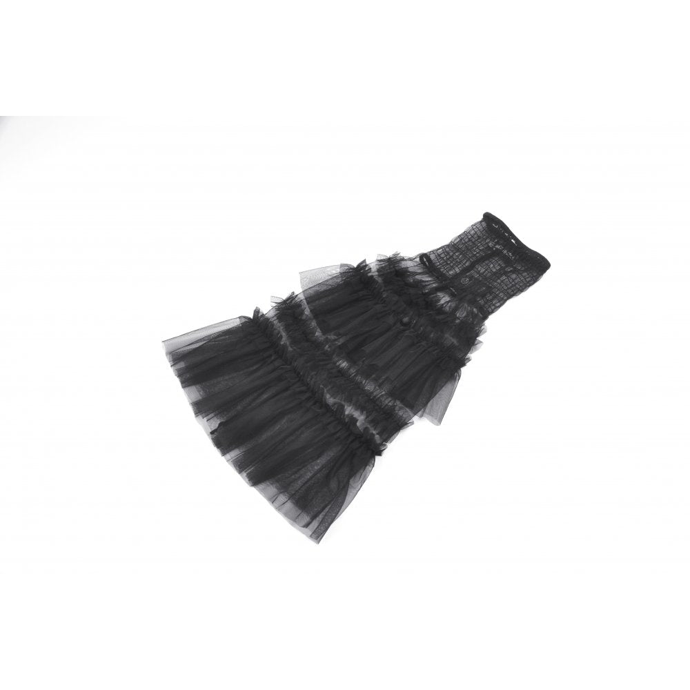 Dark in Love Ophelia Tiered Tulle Knee-High Socks