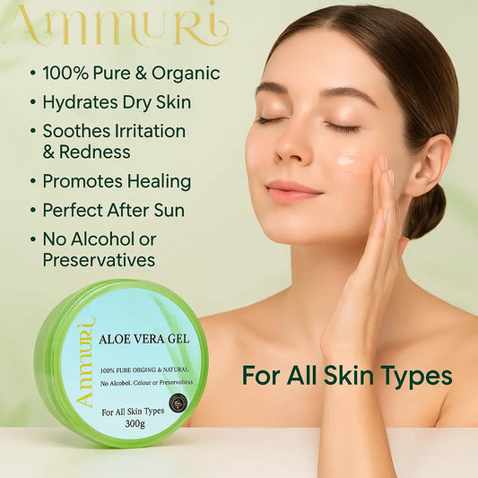 Ammuri Organic Aloe Vera Gel for Psoriasis - 300g