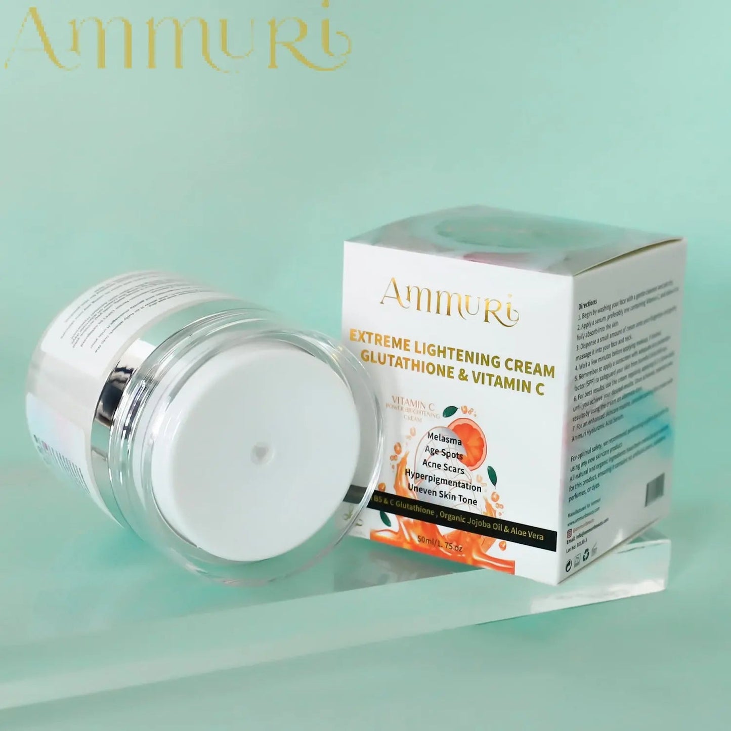 Ammuri Whitening and Brightening Cream Set for Radiant Skin