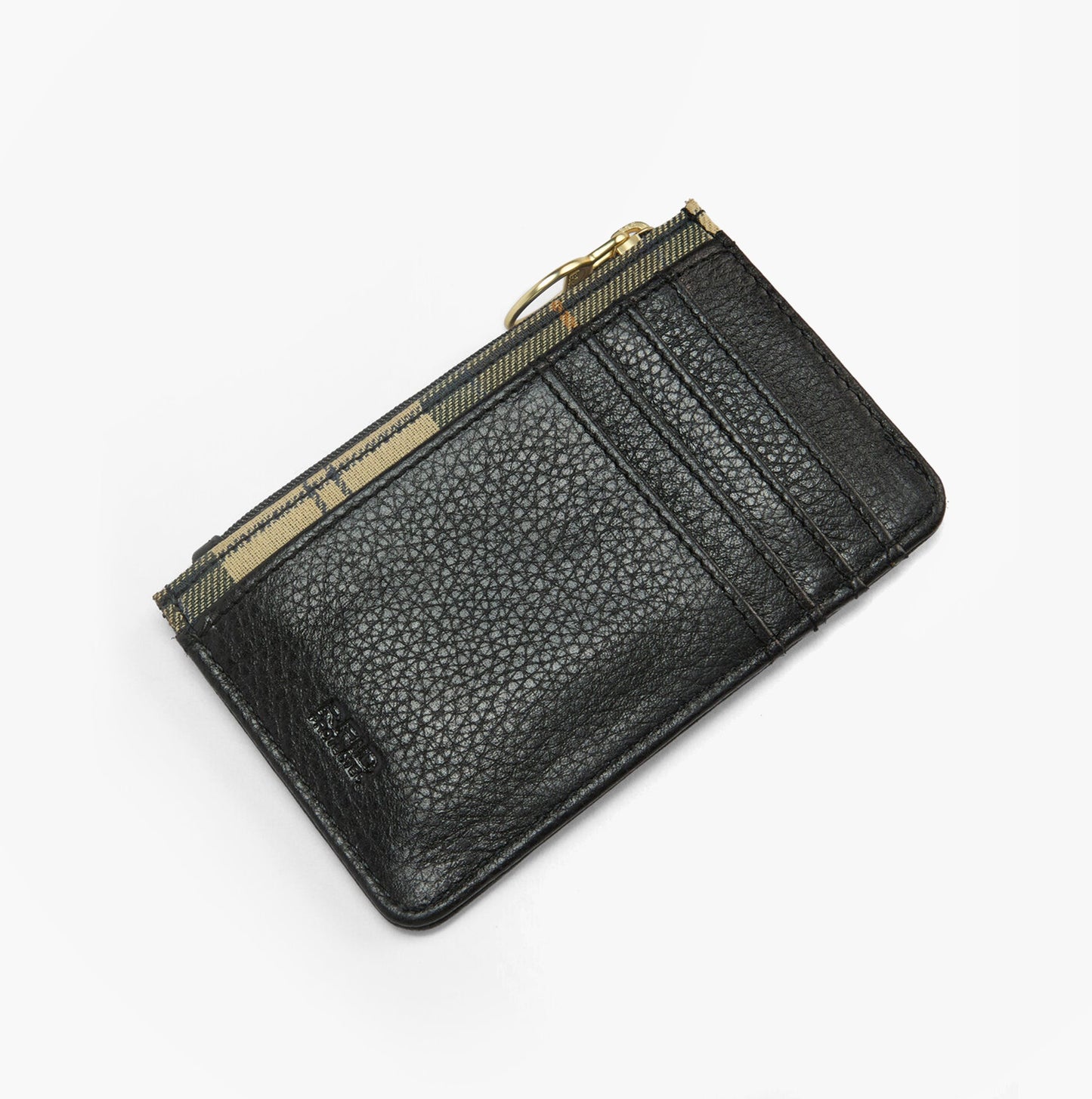 Barbour ALDER LEATHER Card Holder Womens Black
