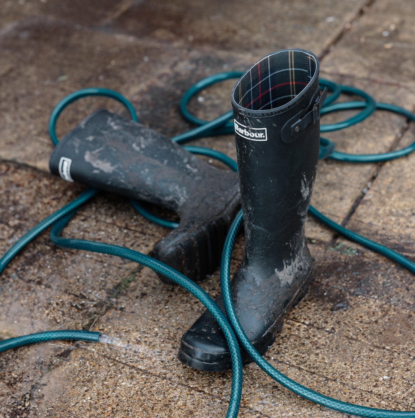 Barbour SNOWDON Womens Tall Wellies Black