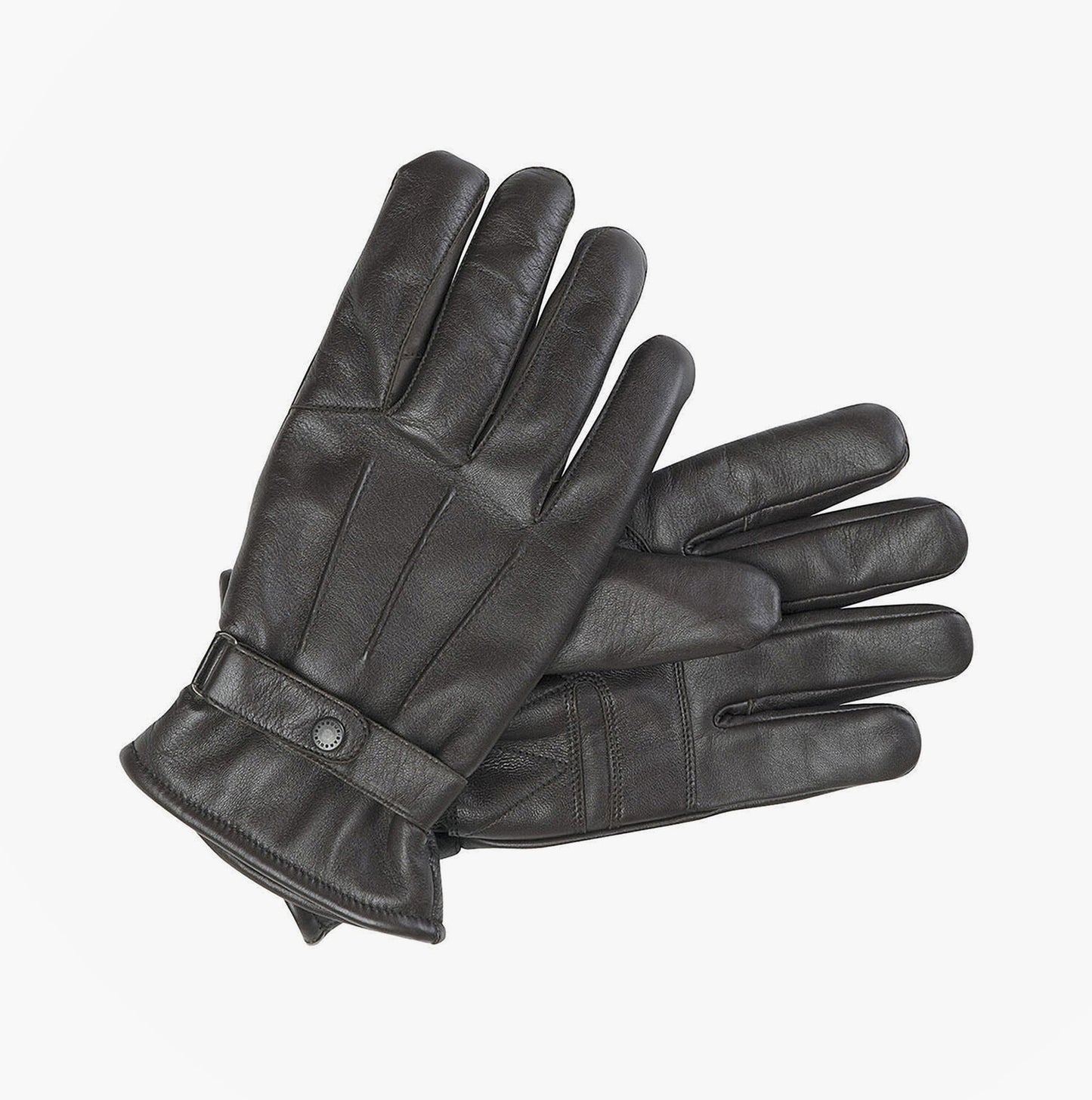 Barbour BURNISHED LEATHER THINSULATE Mens Gloves Dark Brown