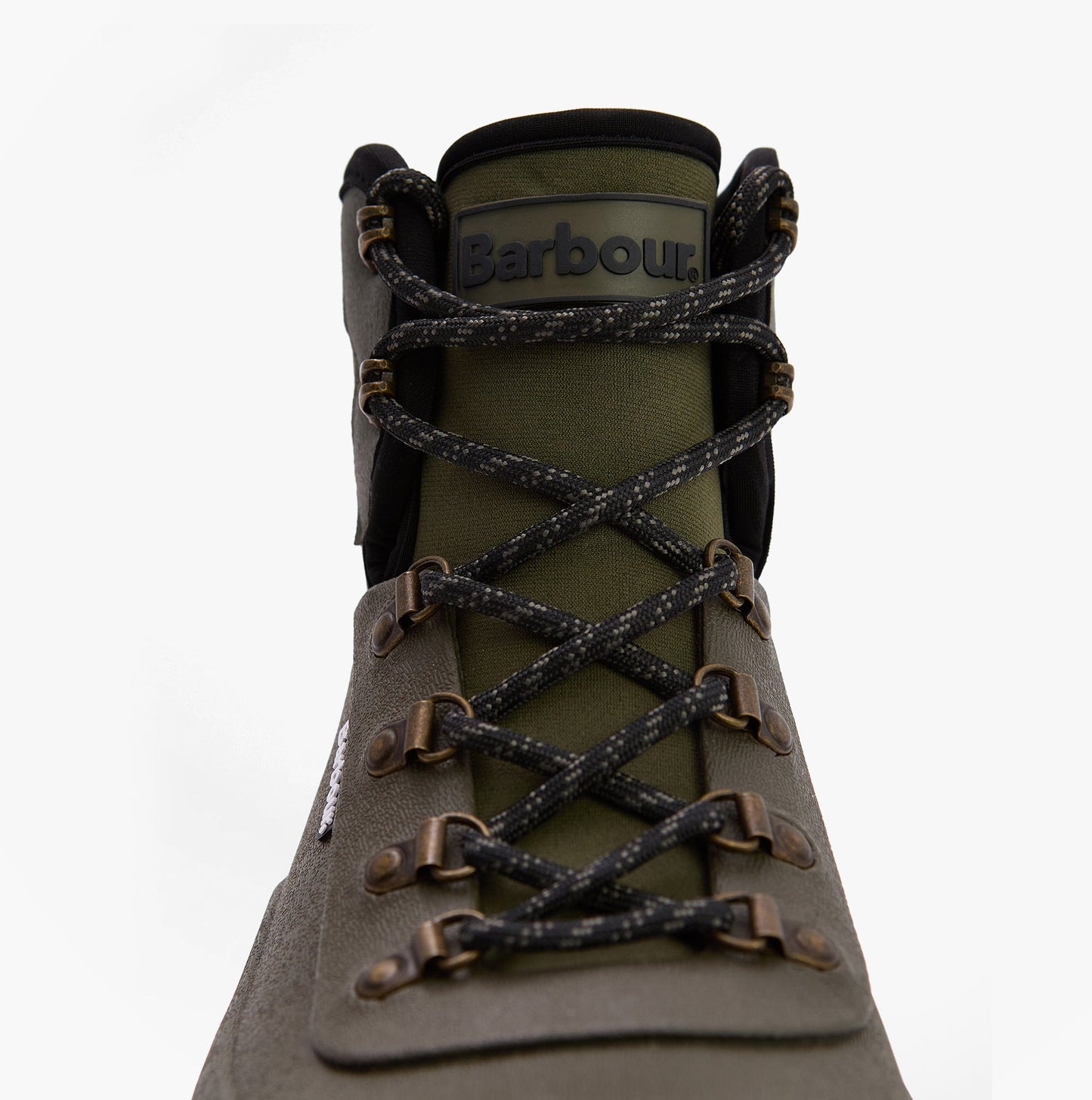 Barbour MARLOW Mens Lace Up Wellies Olive