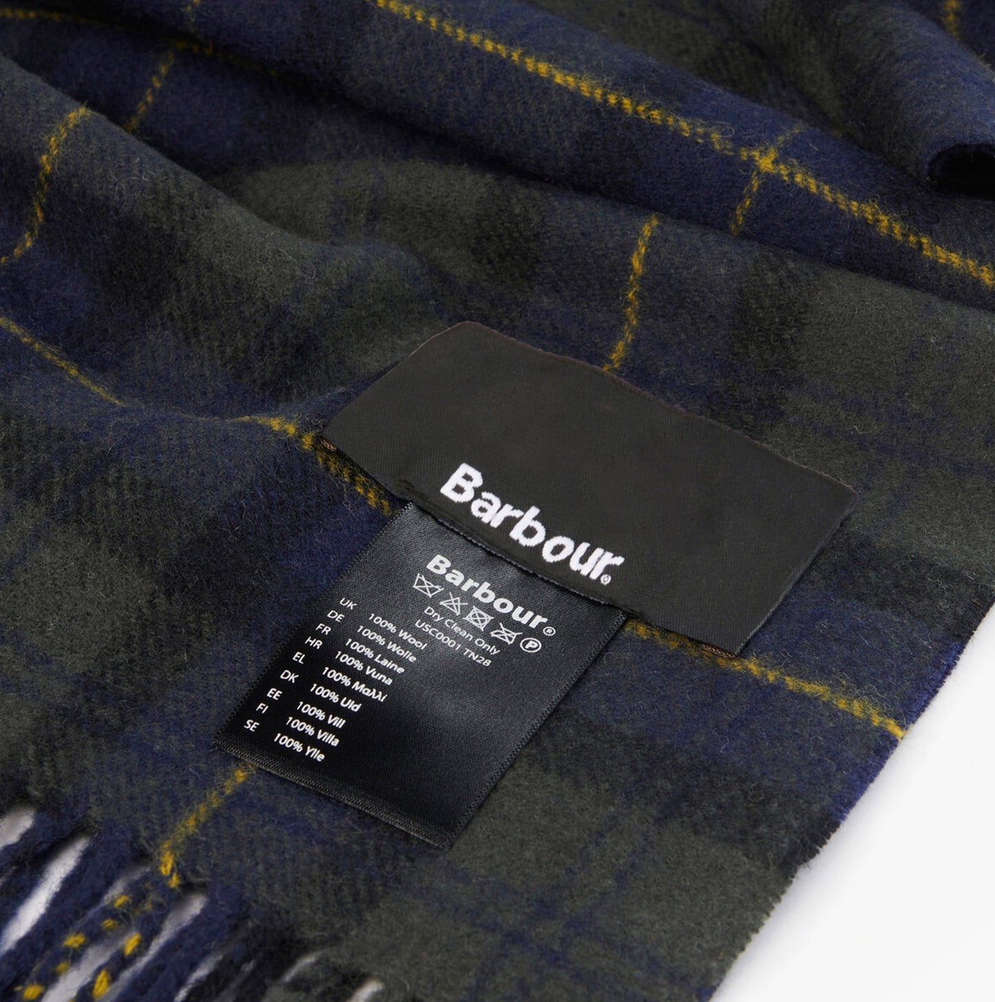 Barbour TARTAN LAMBSWOOL Mens Winter Olive Night