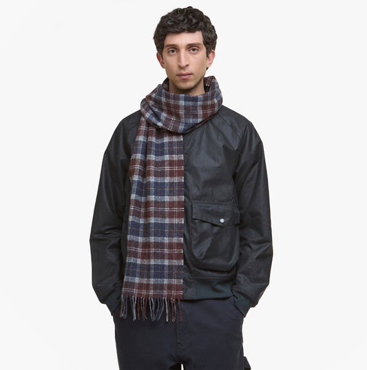 Barbour TARTAN LAMBSWOOL Mens Winter Oak Tartan