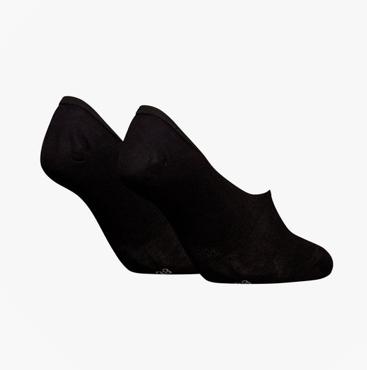 Calvin Klein 2 Pack Footie Mid Cut Womens Socks Black