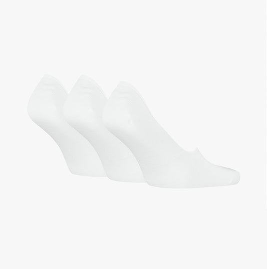 Calvin Klein 3 Pack Footie Mens Socks White