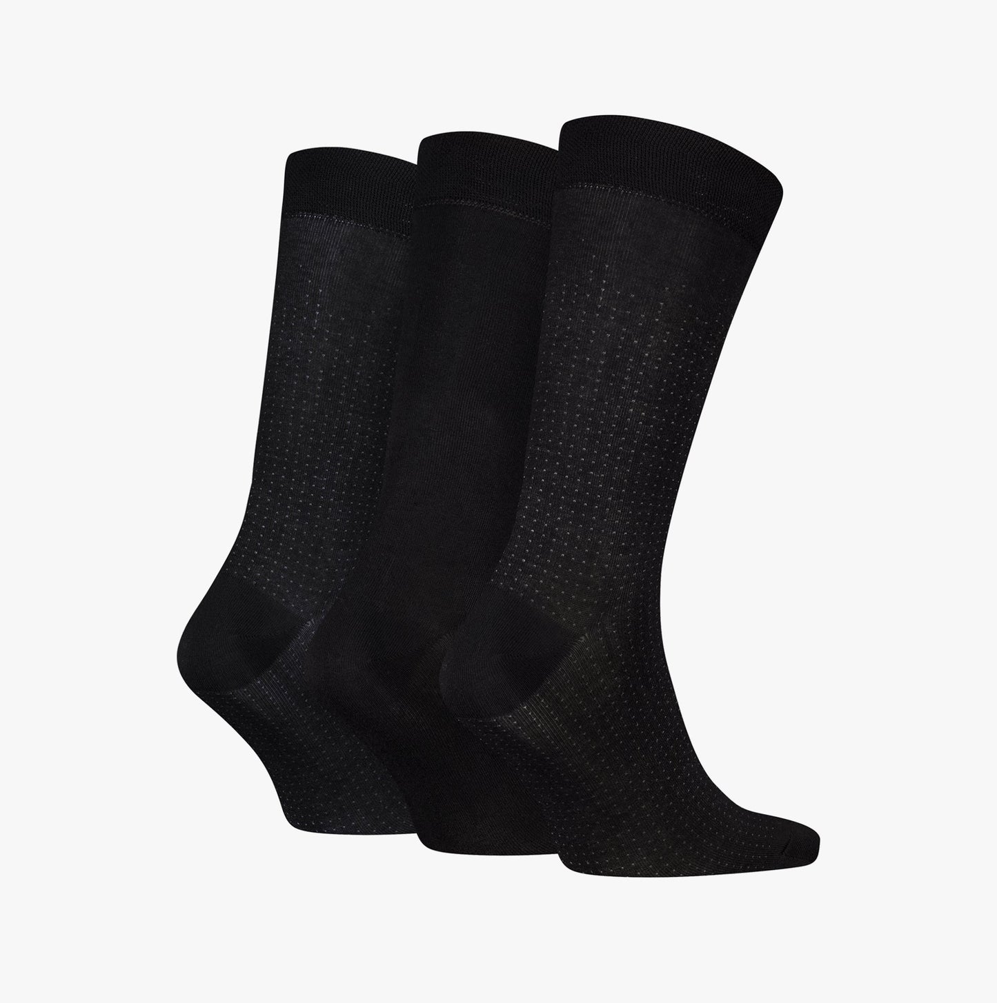 Calvin Klein 3 Pack Giftbox Dropknee Mens Socks Black