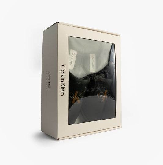 Calvin Klein HOTEL SLIPPER MONOLOGUE Mens Slippers Thyme