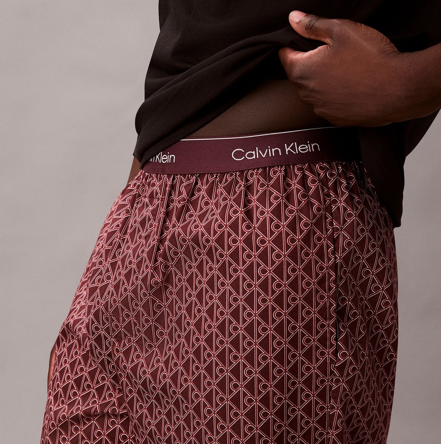 Calvin Klein LS TEE PANT SET Mens Multicoloured