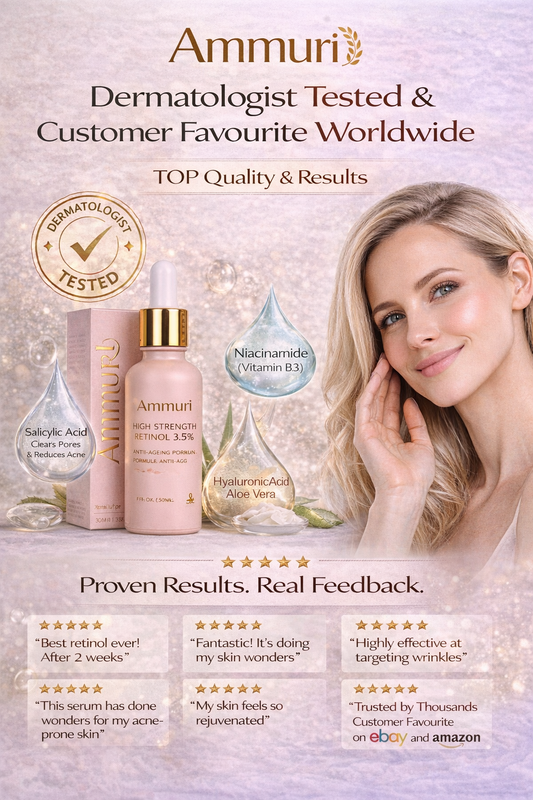 Ammuri Powerful Retinol Serum for Radiant Skin 3.5% Retinol