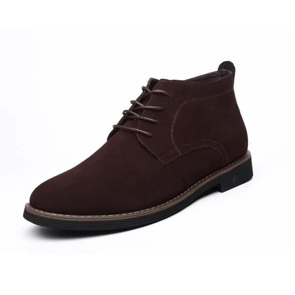 Brand Faux Suede Leather Men's Boots Men Business Casual leather Shoes Autumn Winter Fashion Oxford Shoes For Men 698