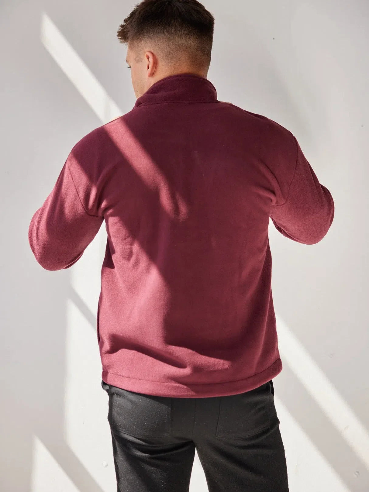 Monaco Fleece Burgundy