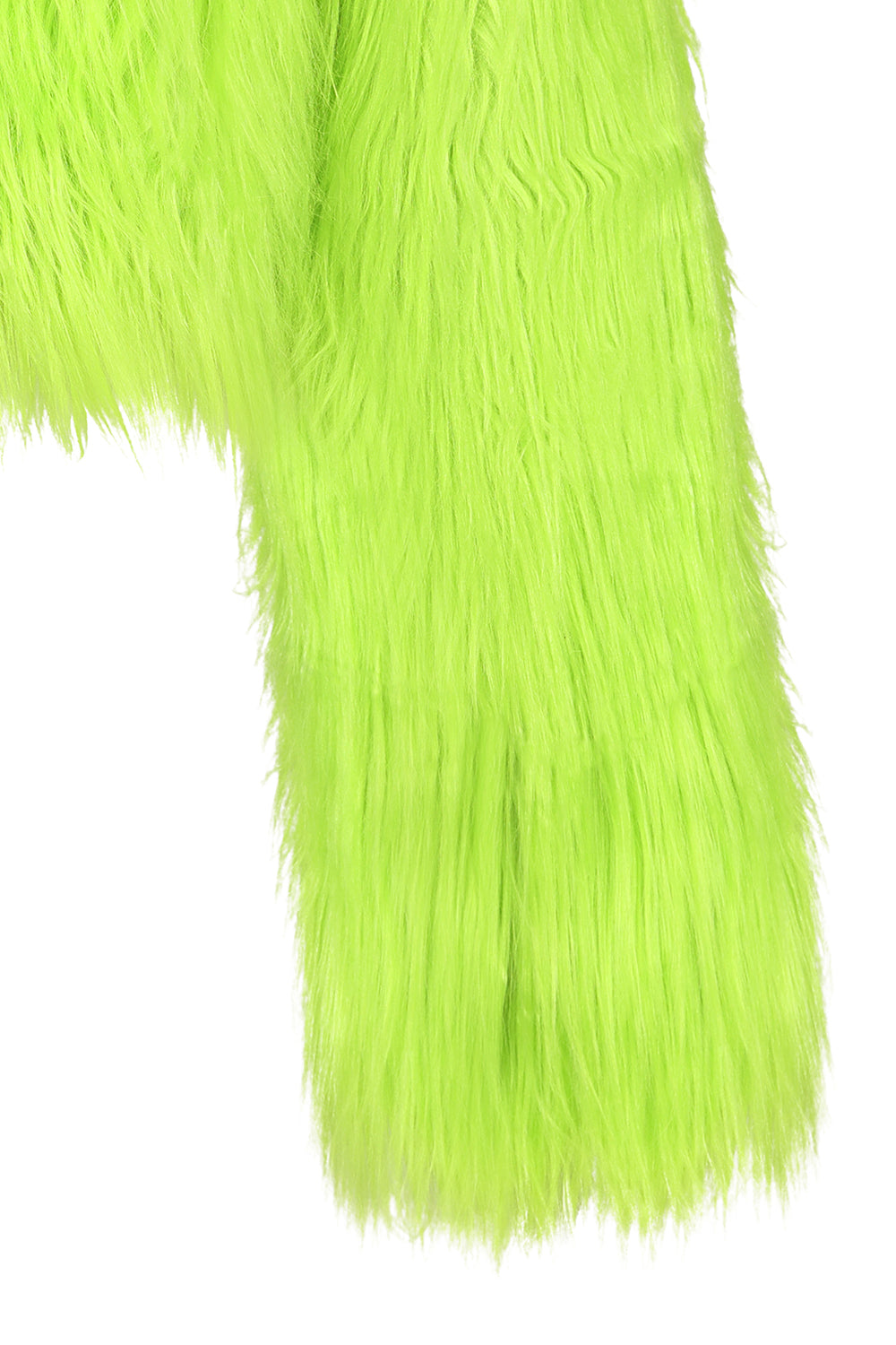 Banned Apparel Glacia Neon Green Faux Fur Jacket