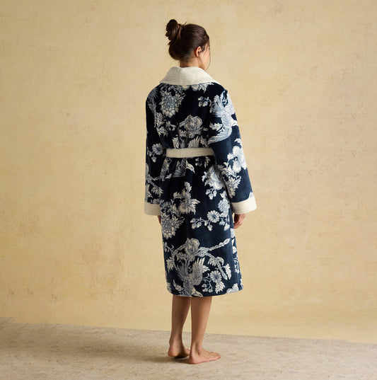 Joules MATILDA Womens Robe Navy