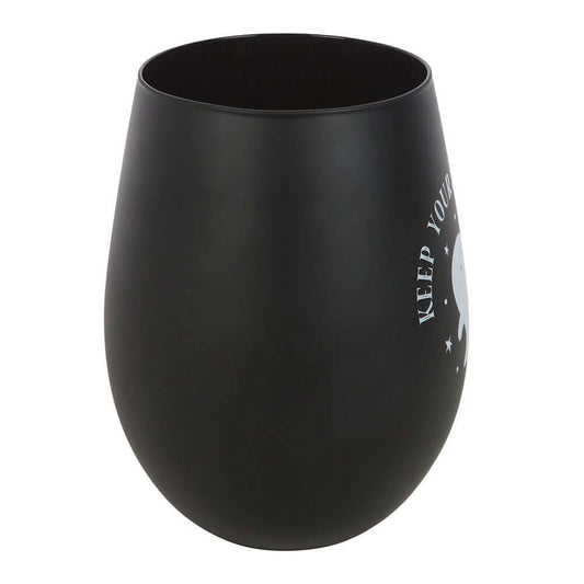 Gothic Gifts Keep Your Spirits Up Stemless Ghost Glass