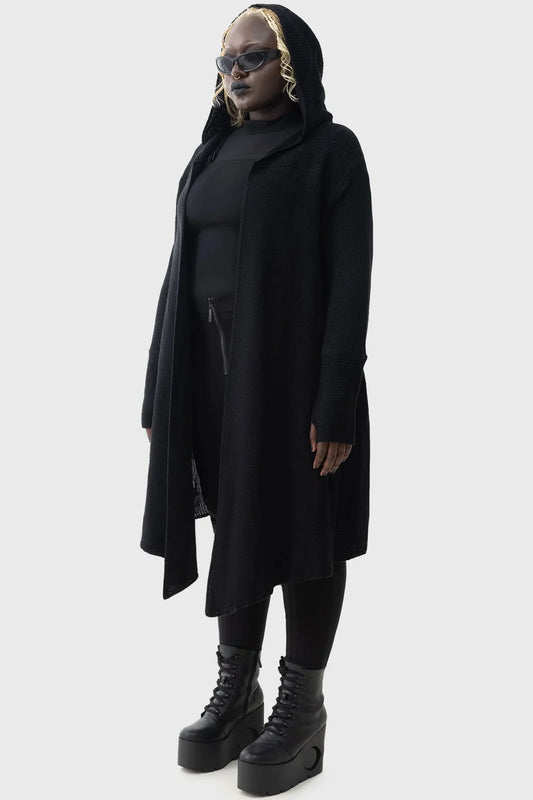Killstar Last Quarter Hooded Cardigan