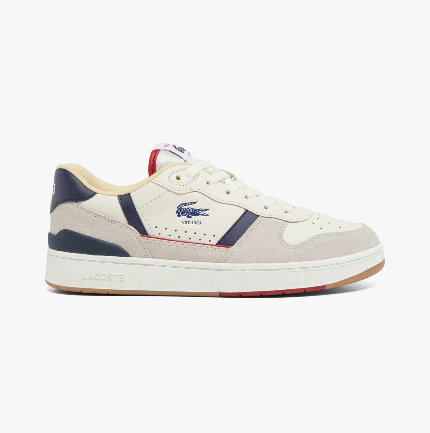 Lacoste T-CLIP SET Mens Casual Trainers Trainers Off White/Gum