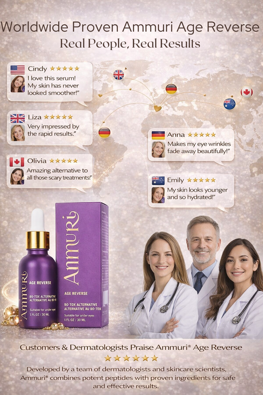 Ammuri Age Reverse Serum 30ml | Anti Aging Wrinkle Firming Under Eye Face