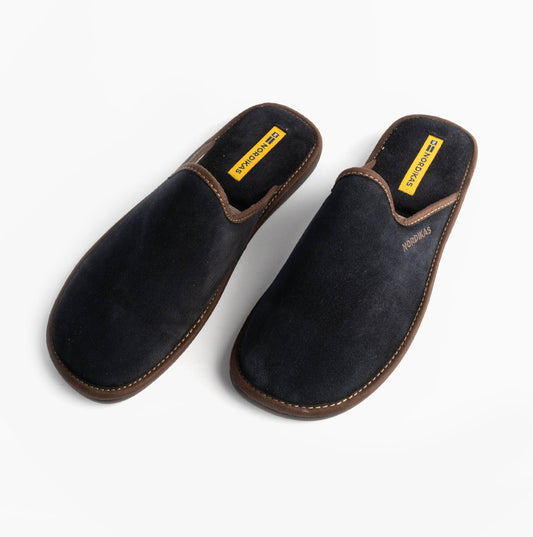 Nordikas 131 DUBLIN Mens Mule Slippers Navy