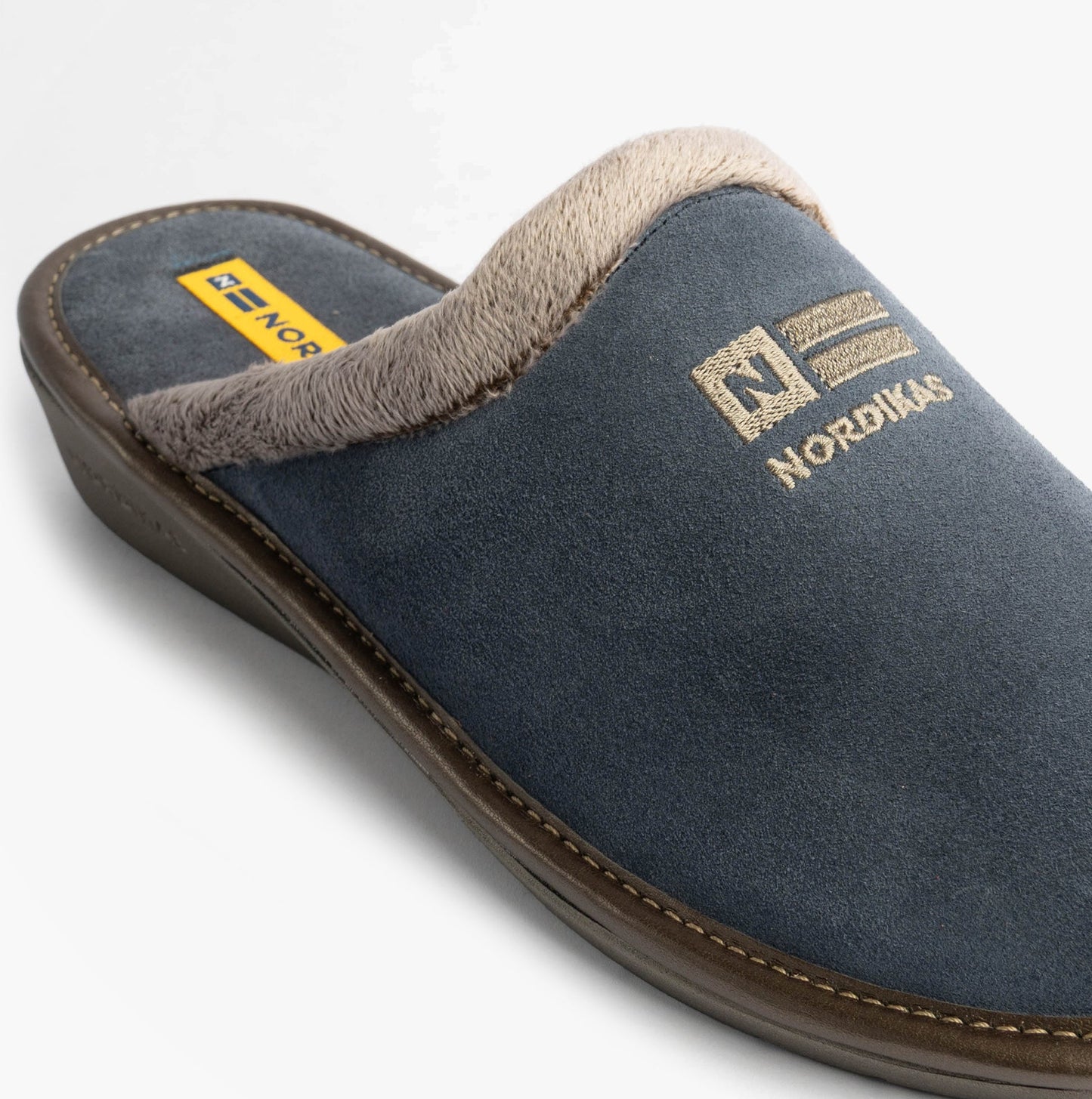 Nordikas 238 AFELPADO Womens Mule Slippers Blue