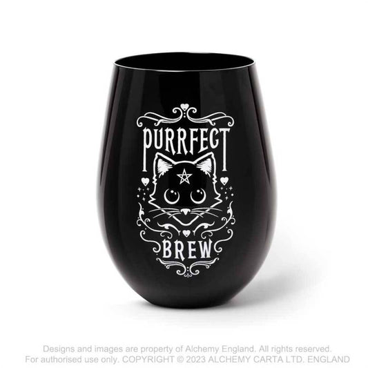 Alchemy Purrfect Brew Stemless Glass