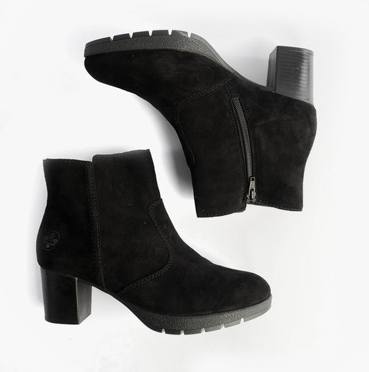 Rieker 77665-00 Womens Boots Black