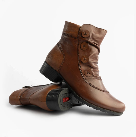 Rieker 78659-22 Womens Boots Brown