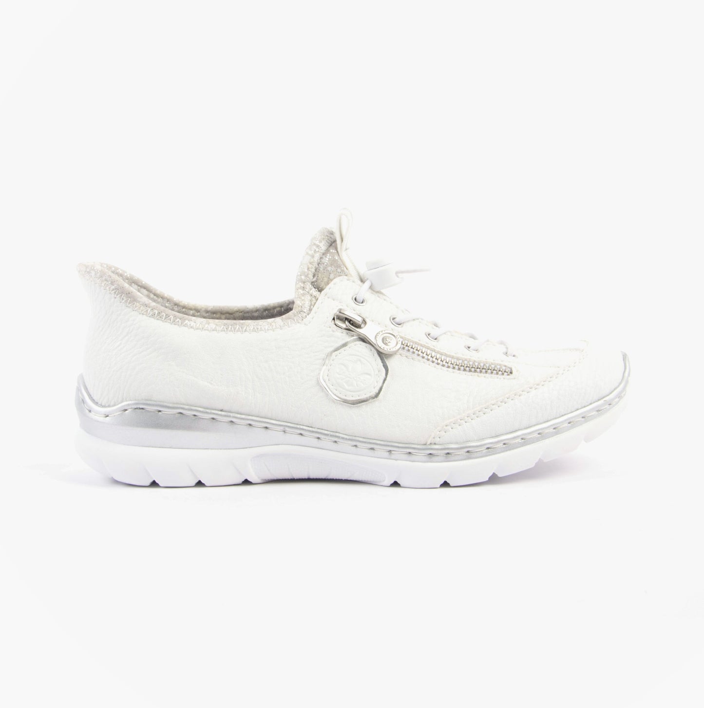 Rieker Womens Shoes White Combination
