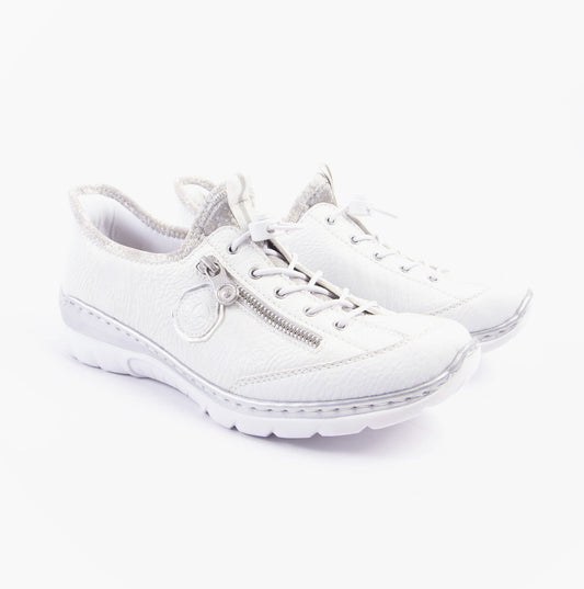 Rieker Womens Shoes White Combination