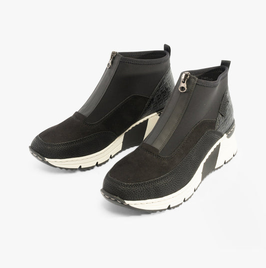 Rieker N6352-00 Womens Boots Black