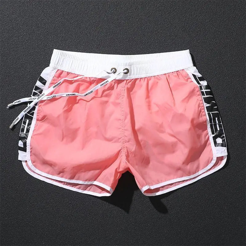 Lightweight Sports Men 2025 Summer Quick-drying Loose Running Fitness Three-point Beach Pants