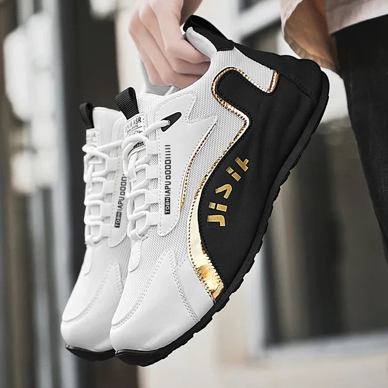 Men Casual Sneakers 2025 Spring Fashion Breathable Mesh Male Jogging Platform Walking Sneakers Shoes for Men Trend Joker