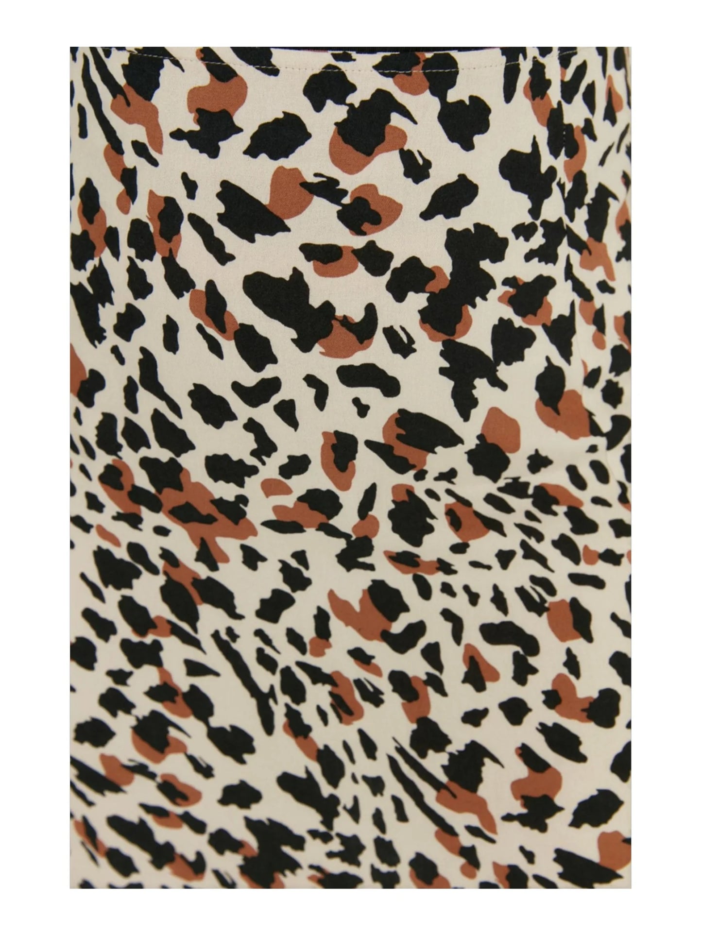 Trendyol TYZA Women's Plus Size Skirts Casual Woven Regular Daily Animal Print Plus Size Clothes Animal Print Skirt