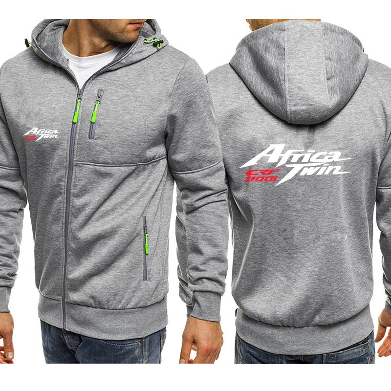 Africa Twin Crf 1100L Crf1000 Men Jackets Hoodies Coats Motorcycle Hondaes F1 Zipper Sweatshirts Male Jacket Mens Outerwear
