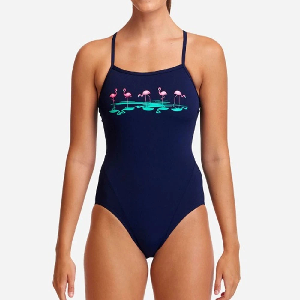 Funkita 2022 Women Swimsuit Triathlon Back Sexy One-piece Suit Swimwear Wear Functional Training Swimsuit Sports Swimminggown