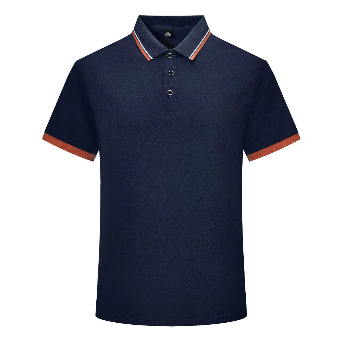 Men Training Polo New Cool Polo Shirt Luxury striped collar short sleeved T-shirt Fashionable patchwork sport casual tops summer