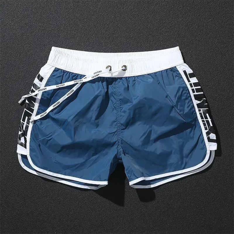 Lightweight Sports Men 2025 Summer Quick-drying Loose Running Fitness Three-point Beach Pants