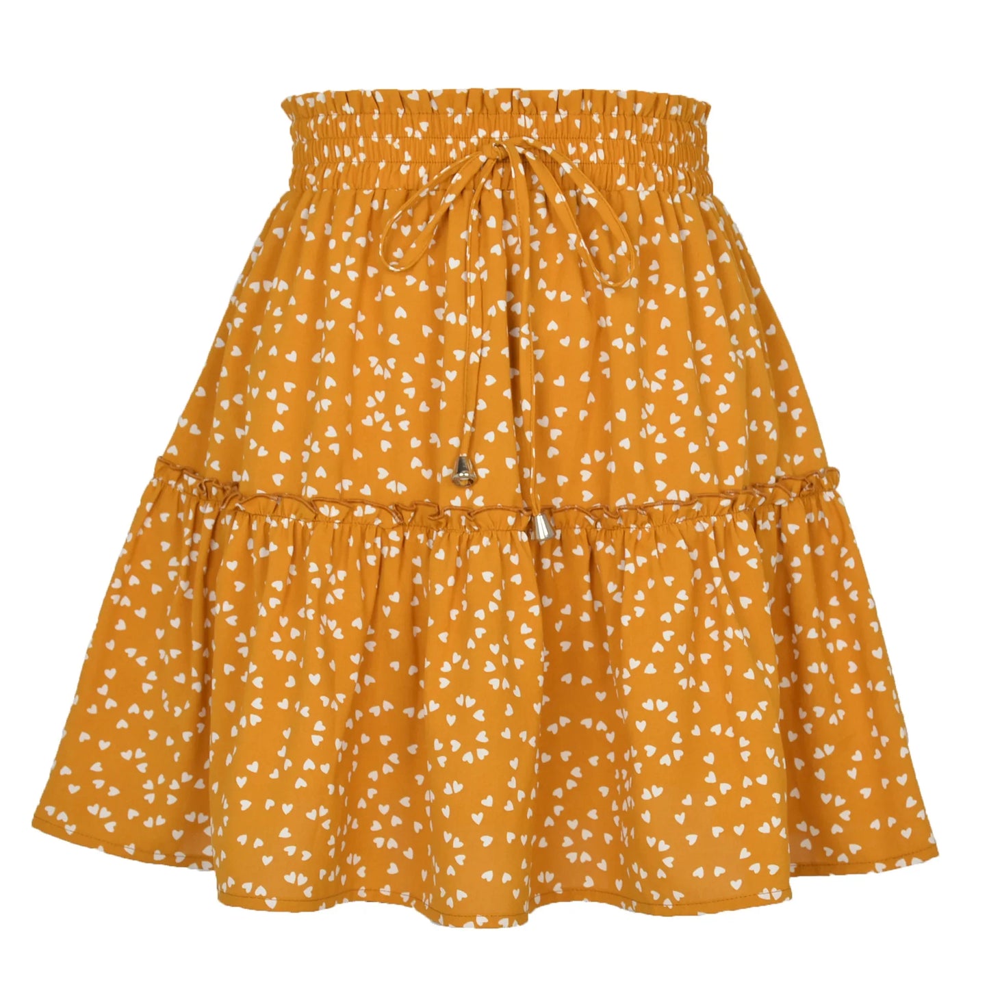 2025 Hot Sexy Ins Women's High Waist Fashion Printed Skirt Bohemian Style Small Floral A-line Female Mini Skirts Womens