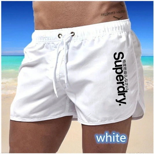 Men's and Women's Swim Shorts; Beach Bathrobe; Fitness and Walking Shorts; Outdoor and Indoor Leisure Fashion Summer Beach Short