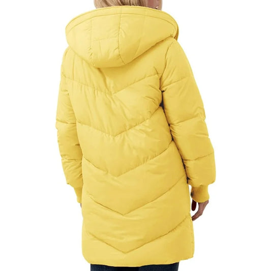 Womens Winter Warm Coats Sherpa Fleece Lined Long Hooded Puffer Jacket