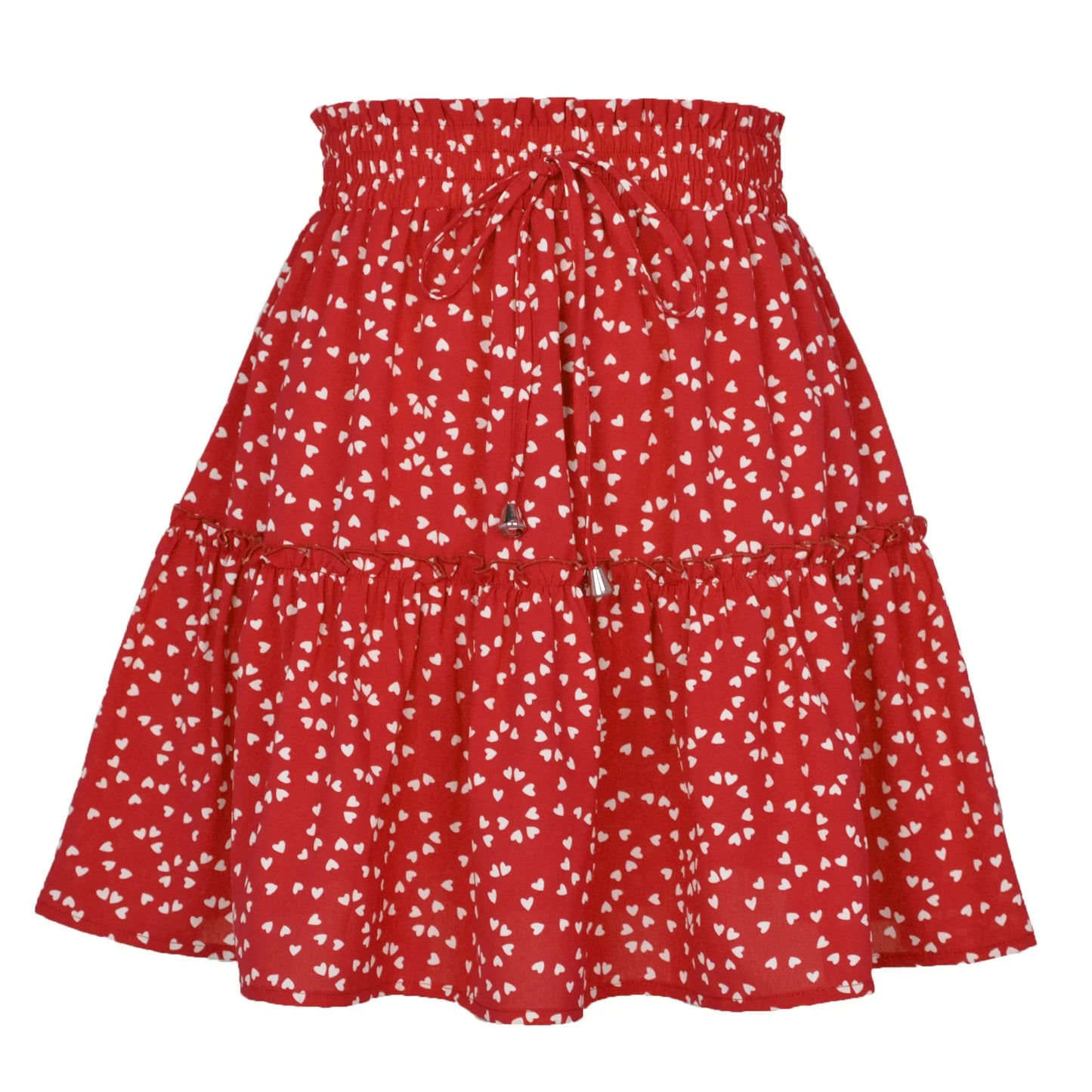 2025 Hot Sexy Ins Women's High Waist Fashion Printed Skirt Bohemian Style Small Floral A-line Female Mini Skirts Womens