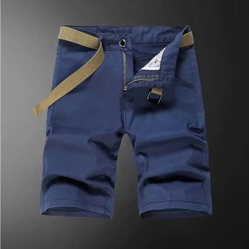 Multi-color Elastic Waist Casual Shorts For Men Trendy Summer Style Mid-waist Outside Trade Original Single Piece Free Shipping